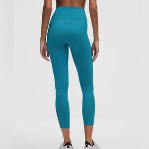 NWT Lululemon Wunder Train Mesh Panel High-Rise Tight 25" Hawaiian Blue - Size 6